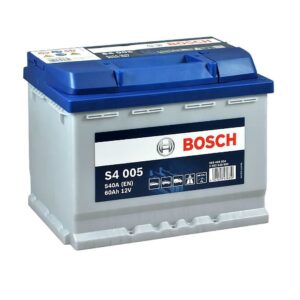 Аккумулятор BOSCH S4 005 60Ah 540A 242x175x190 «- +»