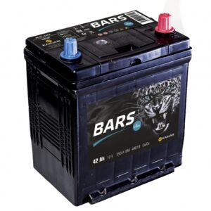 Аккумулятор BARS Asia 44B19L 42Ah 350A 238x135x227 «- +»