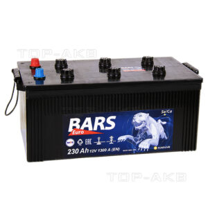 Аккумулятор BARS 6СТ-230 230Ah 1300A 518x246x291 «+ -«