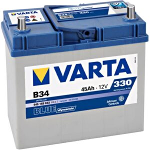 Аккумулятор Varta Blue Dynamic B34 52Ah 470A 207x175x190 «- +»