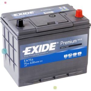 Аккумулятор EXIDE PREMIUM EA754 75Ah 630A 272x170x225 «- +»