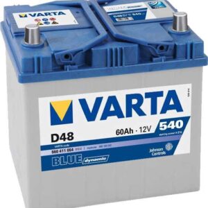Аккумулятор Varta Blue Dynamic D48 60Ah 540A 232x175x225 «+ -«