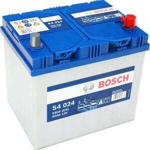 Аккумулятор BOSCH S4 024 60Ah 540A 232x175x225 «- +»