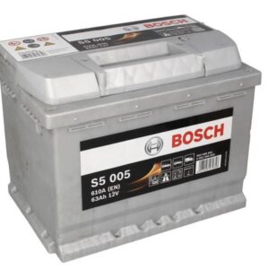 Аккумулятор BOSCH S5 005 63Ah 610A 242x175x190 «- +»