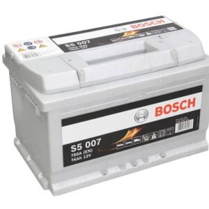 Аккумулятор BOSCH S5 007 74Ah 750A 278x175x175 «- +»