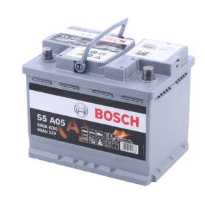 Аккумулятор BOSCH S5 A05 AGM 60Ah 680A 242x175x190 «- +»