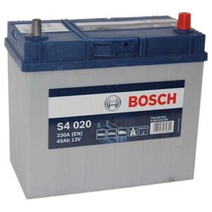 Аккумулятор BOSCH S4 020 45Ah 330A 238x135x227 «- +»
