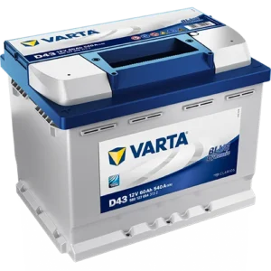 Аккумулятор VARTA Dynamic SLI D43 60Ah 540A 242х175х190 «+-»