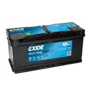 Аккумулятор EXIDE Start-Stop AGM ЕК1050 105Ah 950A 392x175x190 «- +»