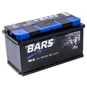 Аккумулятор BARS 6СТ-100 100Ah 800A 353x175x190 «- +»