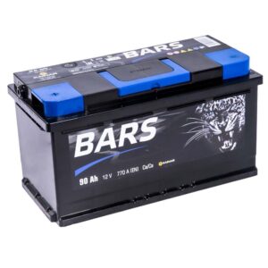 Аккумулятор BARS 6СТ-90 90Ah 770A 353x175x190 «- +»