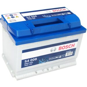 Аккумулятор BOSCH S4 008 74Ah 680A 278x175x190 «- +»