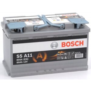 Аккумулятор BOSCH S5 A11 AGM 80Ah 800A 315x175x190 «- +»