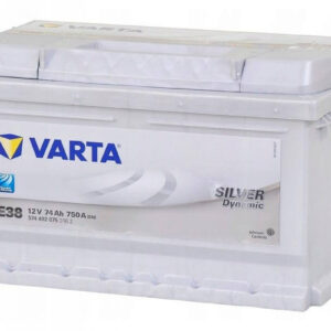 Аккумулятор Varta Silver Dynamic E38 74Ah 750A 278x175x175 «- +»